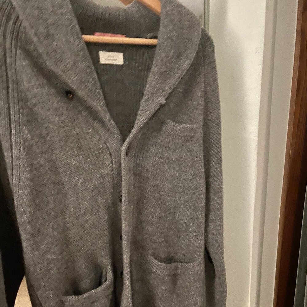 Apolis Global Citizen Alpaca Cotton Shawl Neck Cardigan – Men’s Medium